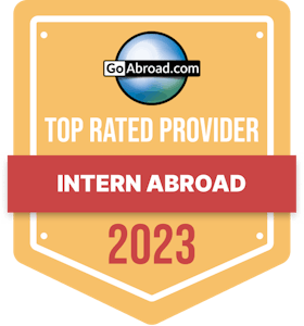 GoAbroad Top Rated Provider 2023 - Intern Abroad HQ
