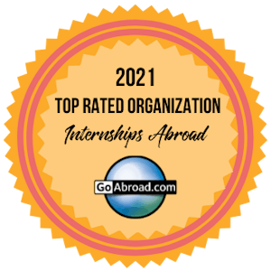 GoAbroad Top Rated Organization 2021 - Intern Abroad HQ