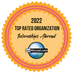 GoAbroad Top Rated Organization 2022 - Intern Abroad HQ.