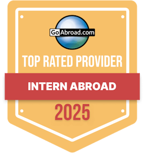 GoAbroad Top Rated Provider 2025 - Intern Abroad HQ