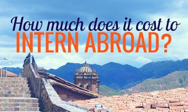 How much does it cost to intern abroad?