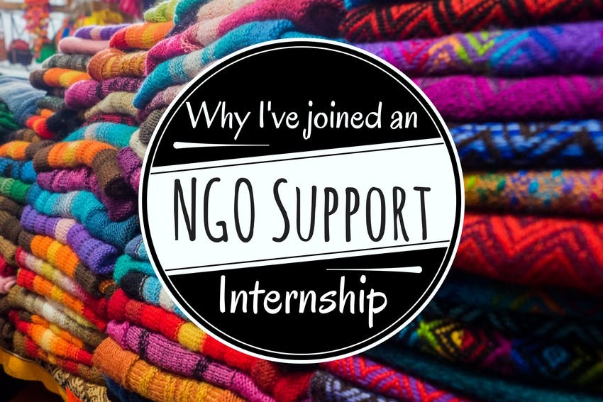 Why I've joined an NGO Support internship