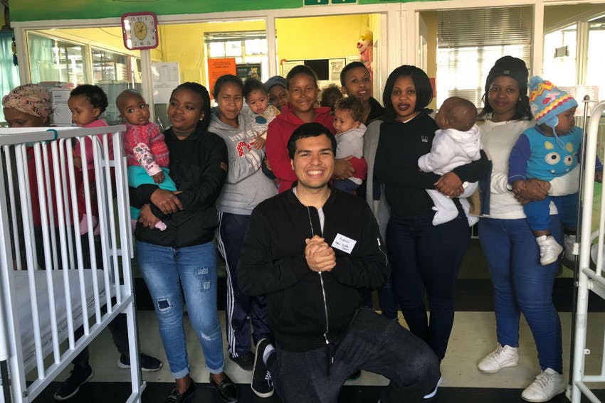 Public Health internship, intern at placement in Cape Town, South Africa