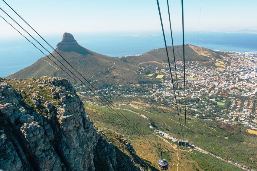 View of Signal Hill in Cape Town, South Africa