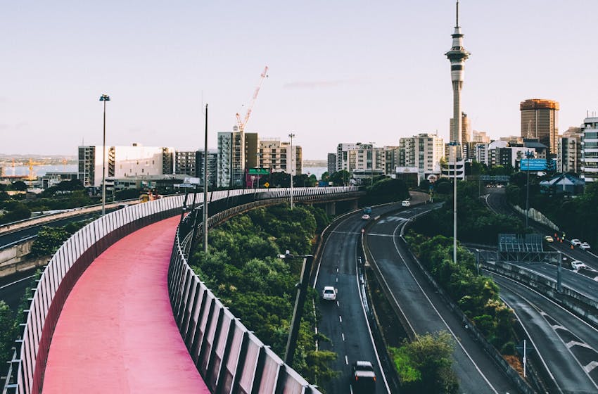 Auckland, New Zealand cycleway