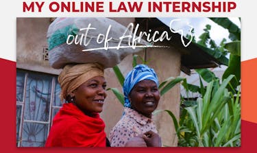 My Online Law Internship out of Africa