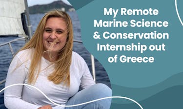 My Remote Marine Science & Conservation Internship out of Greece