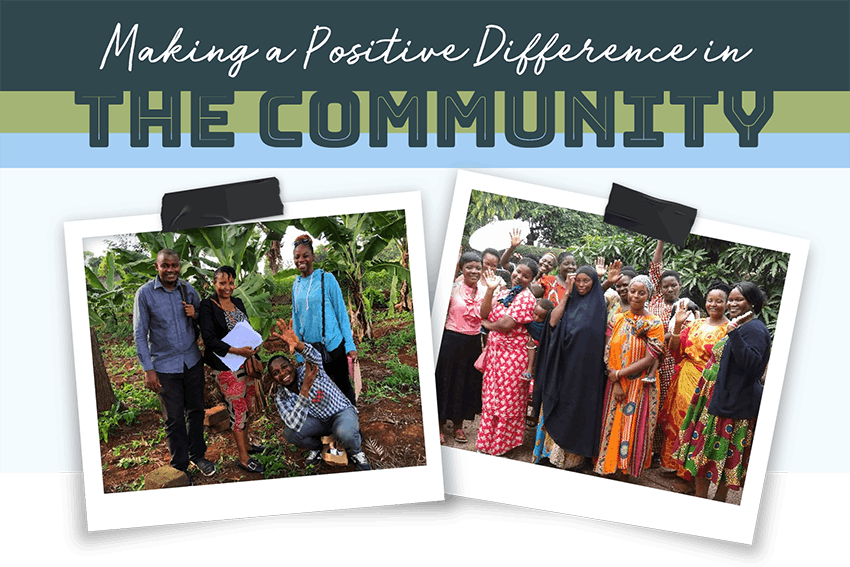 Making a positive difference in the community.