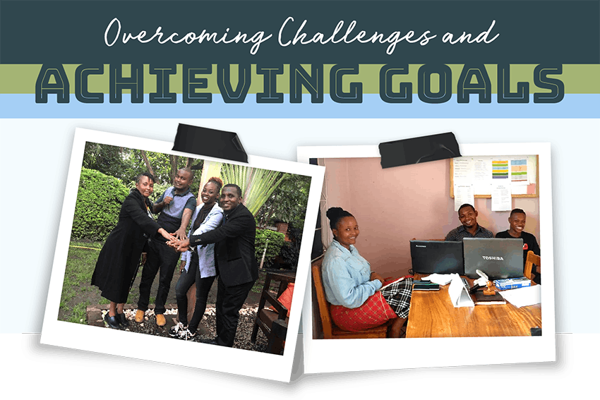 Overcoming challenges and achieving goals.