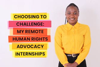 How interning remotely helped me pursue a Human Rights career