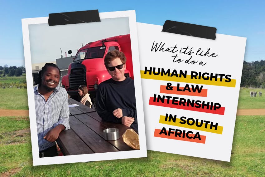 Joseph Oliver's Human Rights & Law Internship in South Africa with Intern Abroad HQ.