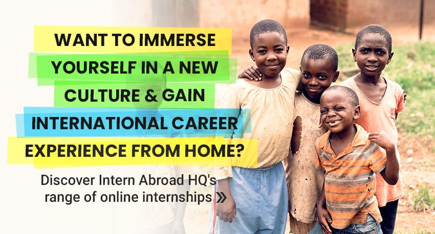 immerse yourself in a new culture & gain international career experience from home - Discover Intern Abroad HQ's range of online internships.