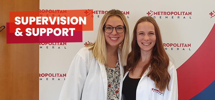 Will there be supervision or support while overseas with Intern Abroad HQ.