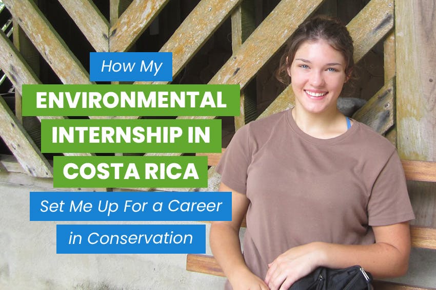 Eva's Environmental Conservation Internship in Costa Rica with Intern Abroad HQ.