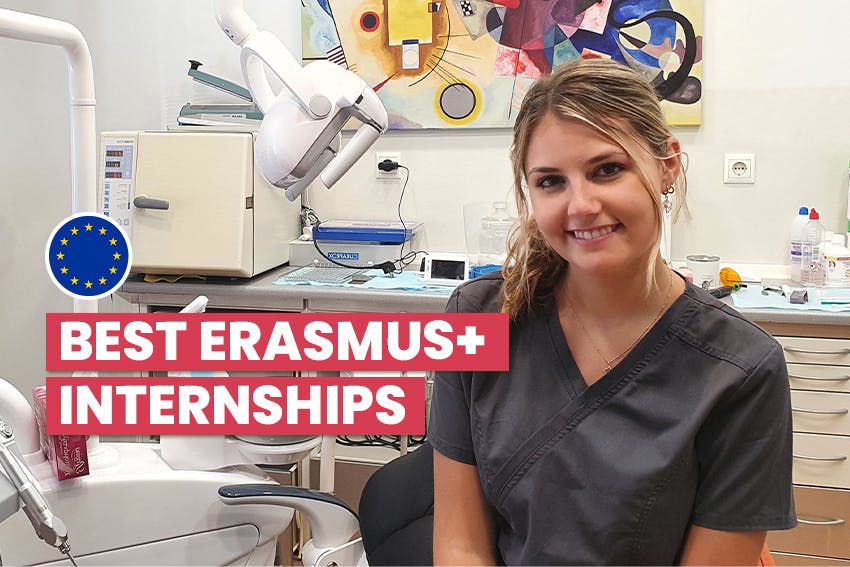 Student abroad participating in Erasmus+ medical internship