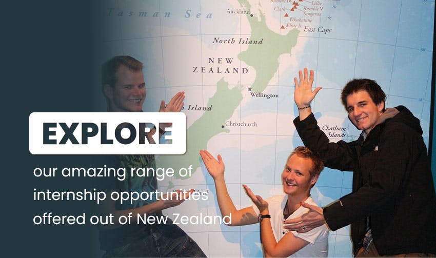 Explore internships abroad in New Zealand