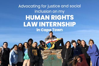 Advocating for justice and social inclusion on my Human Rights Law internship in Cape Town