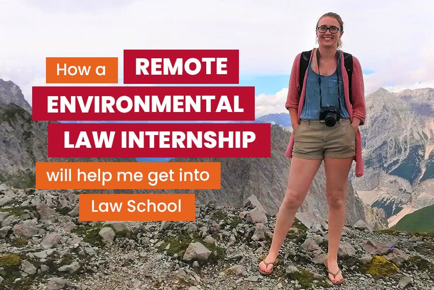 How Alessandra's Virtual Environmental Law Internship with Intern Abroad HQ will help her get into Law School.