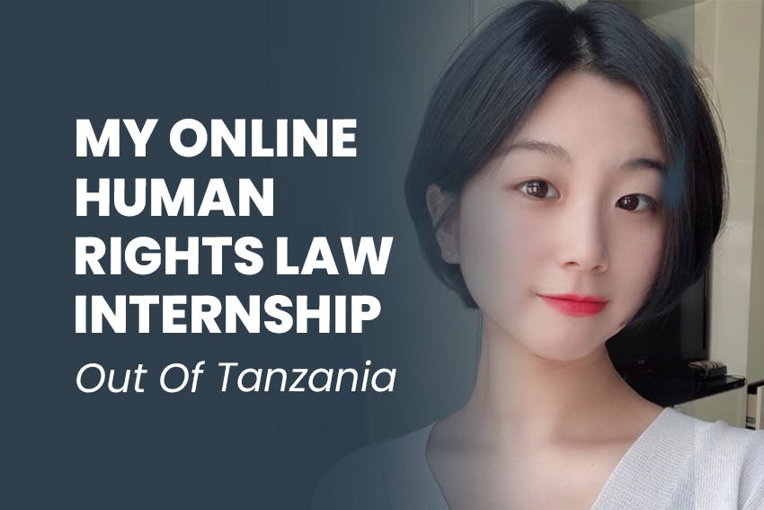 Bojeong's Human Rights & Law Internship hosted out of Tanzania with Intern Abroad HQ.