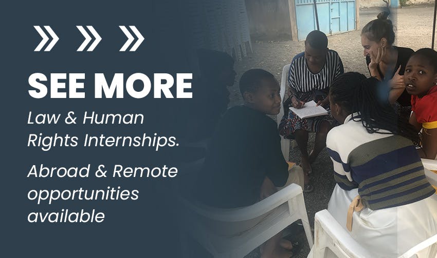 See more internships in the field of law and human rights.