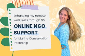 Enhancing my remote work skills through an online NGO Support for Marine Conservation internship