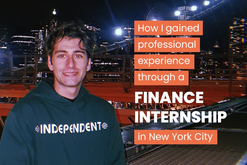 How I gained professional experience through a Finance internship in New York City  Intern 