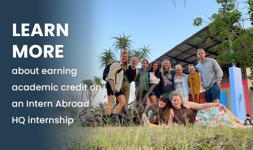 Gain academic credit with Intern Abroad HQ