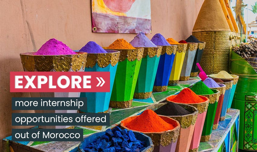 Explore internships abroad in Morocco