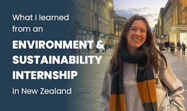 What I learned from an Environment & Sustainability internship in New Zealand