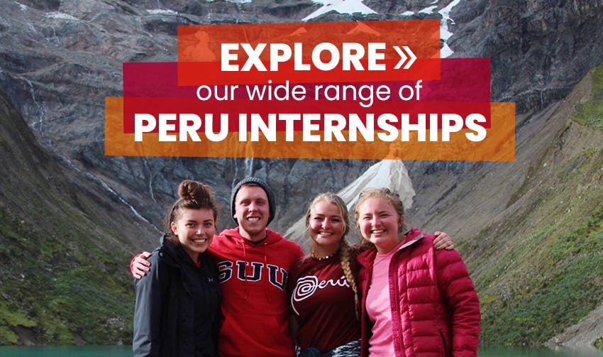 Why university students choose to intern in Peru