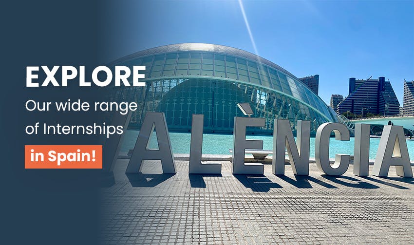 Explore our wide range of internships in Spain