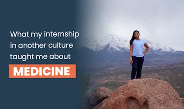 Sia, an intern from Emory University, USA, traveled to Argentina to join a medical internship, with the text What my internship in another culture taught me about Medicine