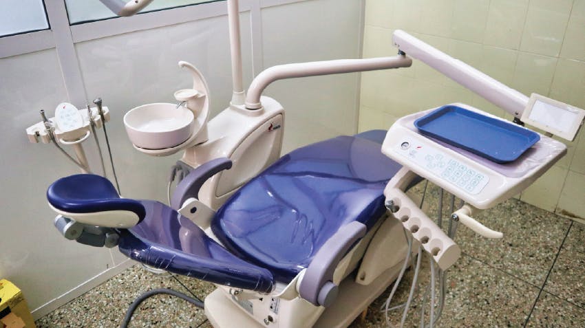 Dental chair in Zanzibar, Tanzania