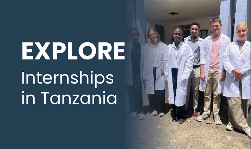 Explore our wide range of internships in Tanzania