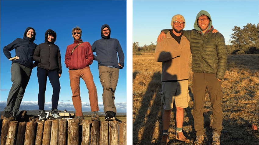 Nick is pictured with other peers of the program during his internship in South Africa