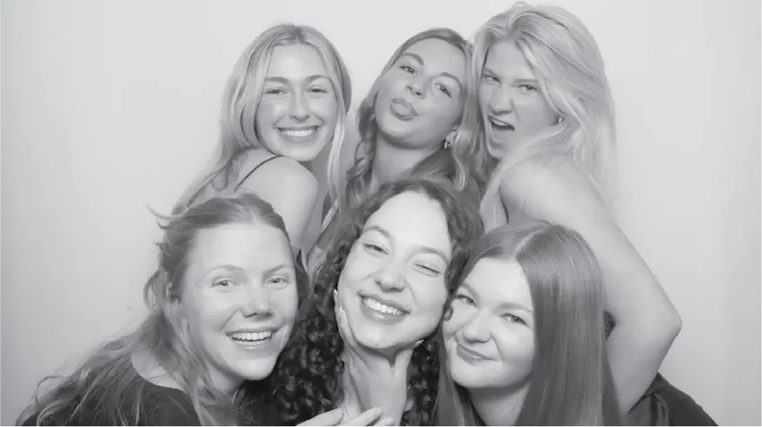 New friends posing together, during their first week of a Physical Therapy internship in Greece