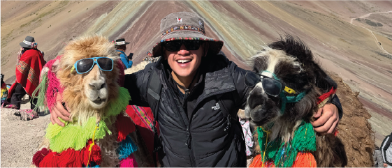 San Diego State University, David, traveled to Cusco, Peru, to complete a 8-week Marketing & Communications internship, with the text, I moved to the Andes for a summer internship! Here are the 12 things to lock in before you book your flight…