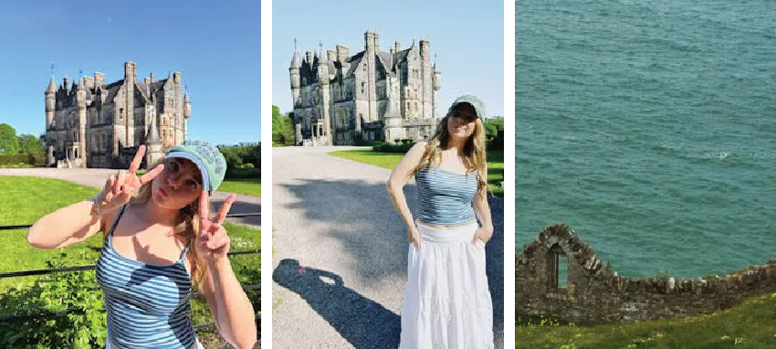 A series of three photographs from Jennifer’s time as an intern in Ireland with Intern Abroad HQ