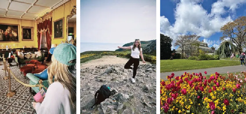 A series of three photographs from Jennifer’s time as an intern in Ireland with Intern Abroad HQ