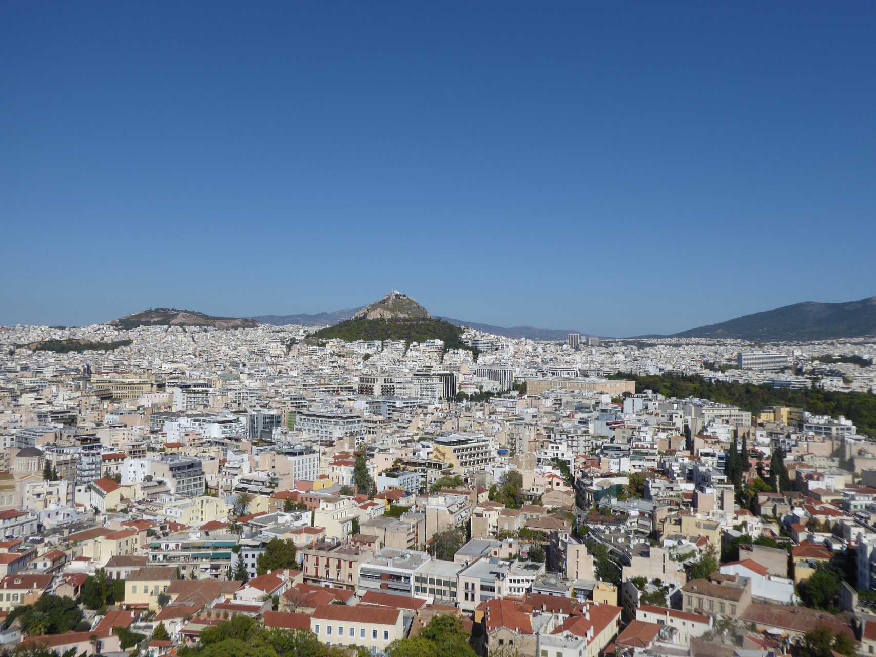 View of Athens from the Acropolis