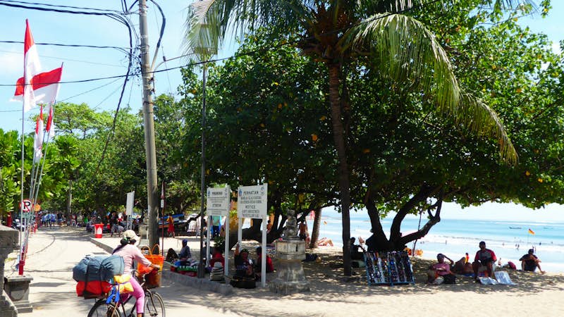 Kuta Beach Bali Jalan Pantai Kuta