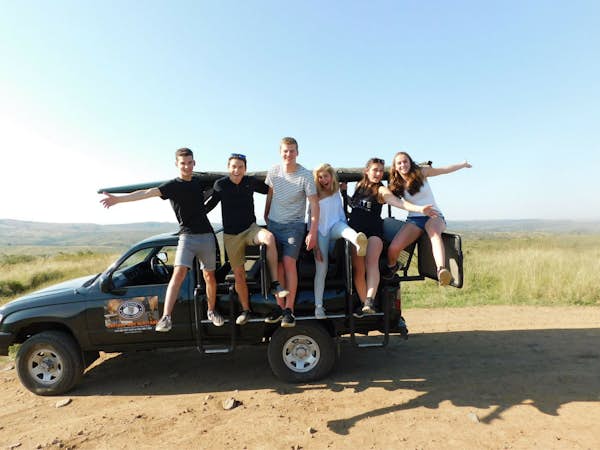 Cape Town interns on safari in South Africa