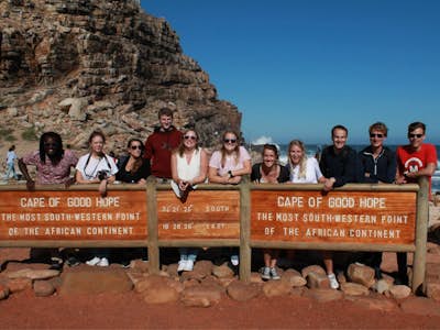 Internship students visit Cape of Good Hope South Africa