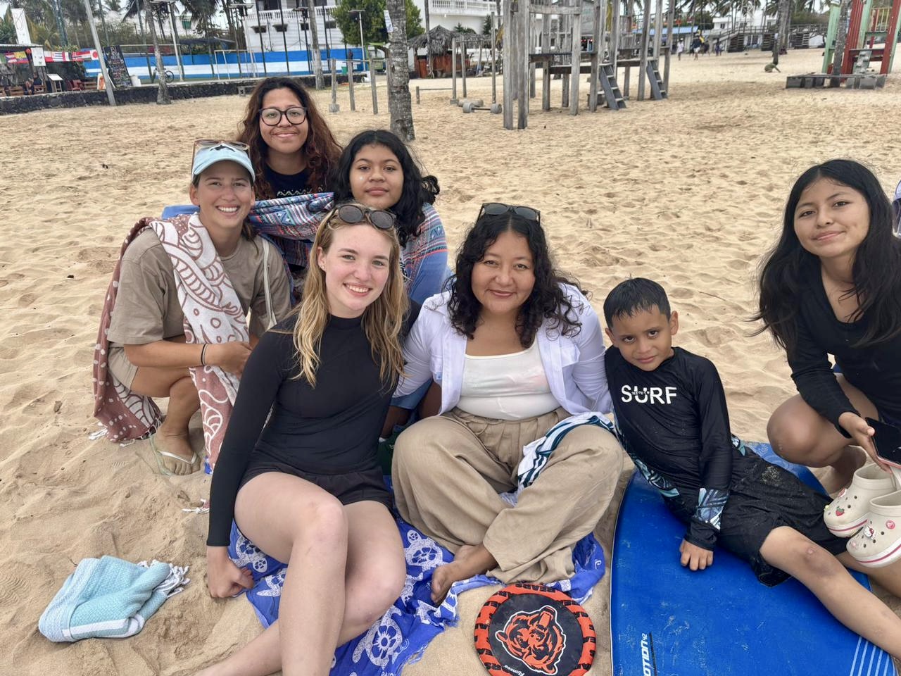 Example photographs of the homestay experience for internships in the Galapagos, Isabela Island, local host families with guests