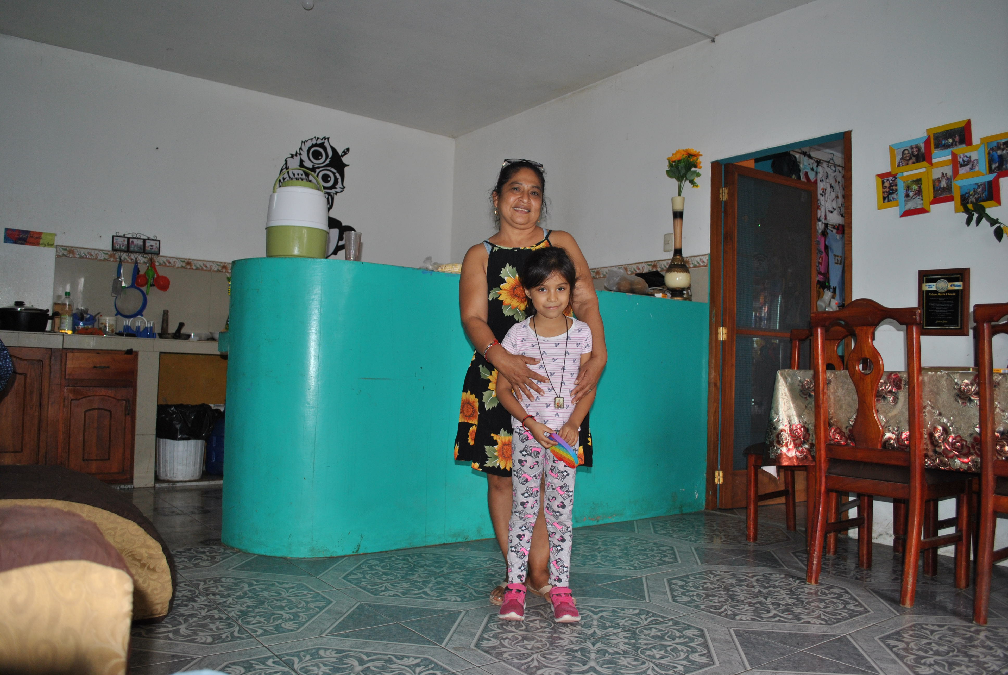 Example photographs of the homestay experience for internships in the Galapagos, Isabela Island, local host families with guests