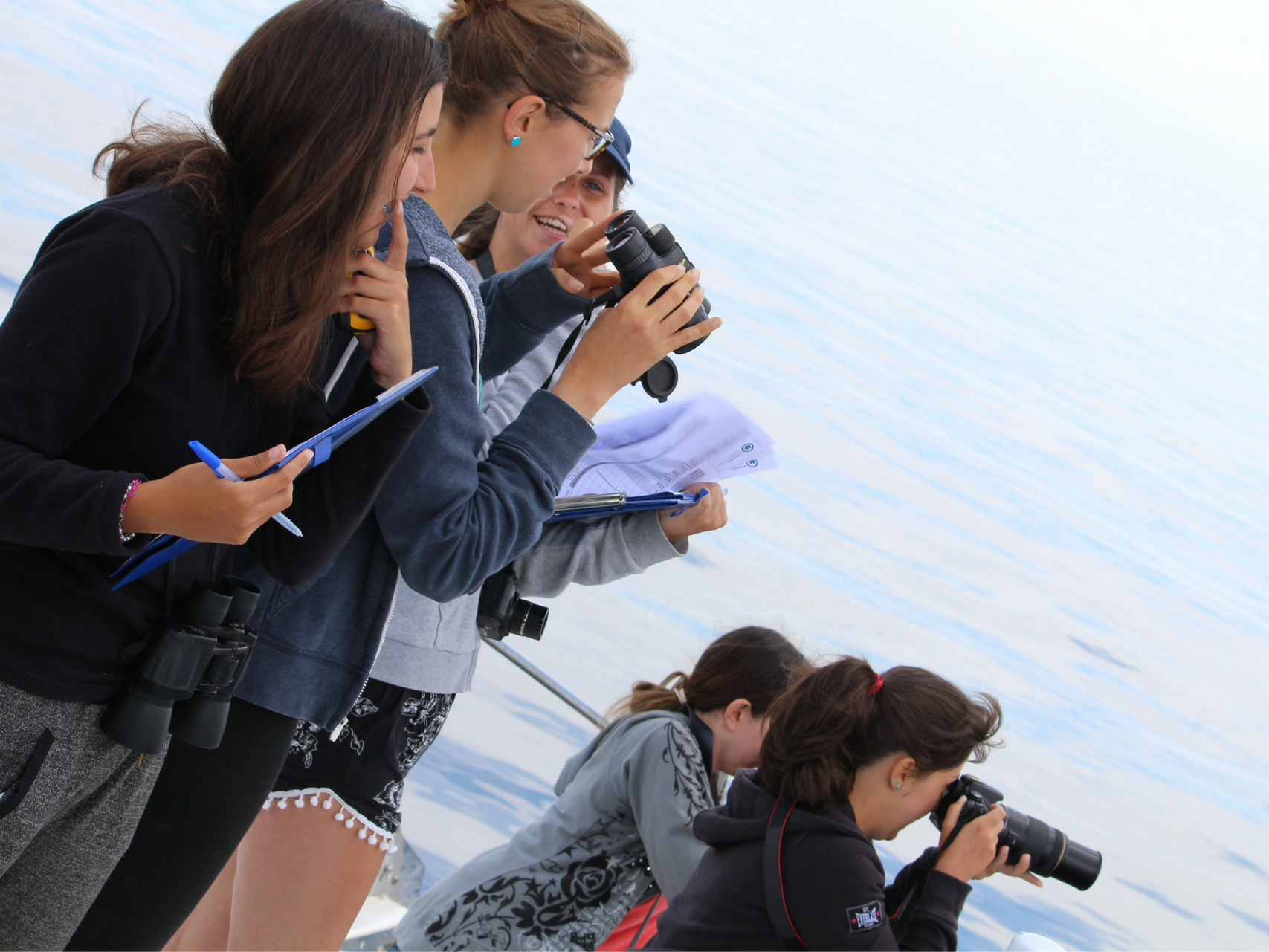 Environmental internship students in Greece