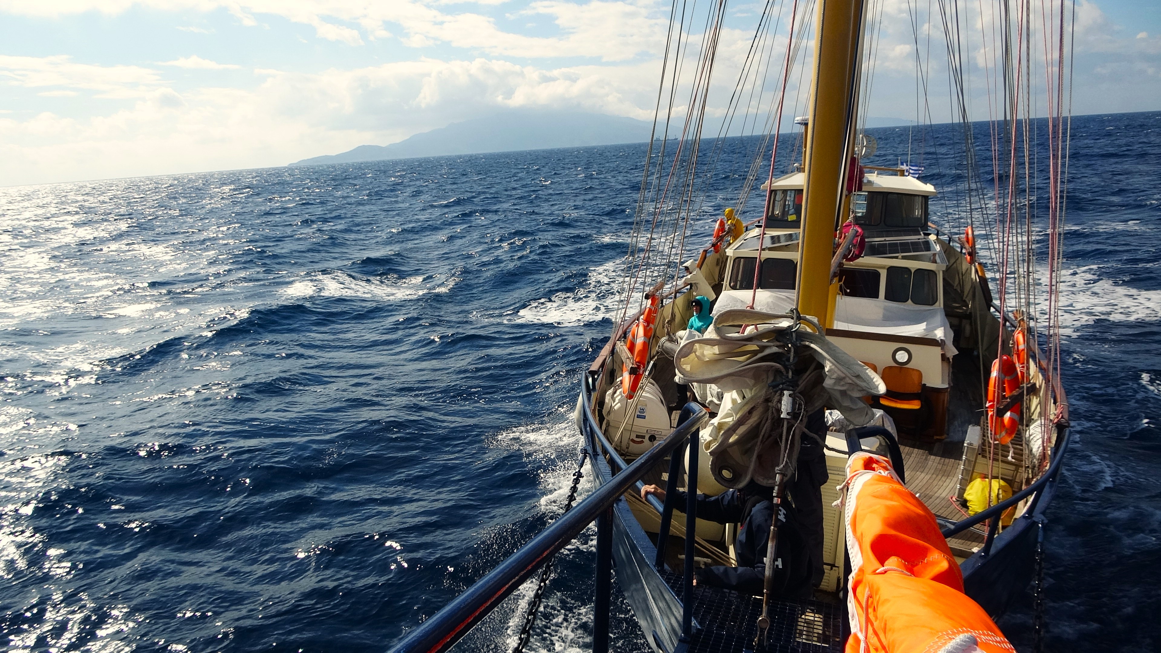 Marine Conservation Research Expedition the vessel at sea