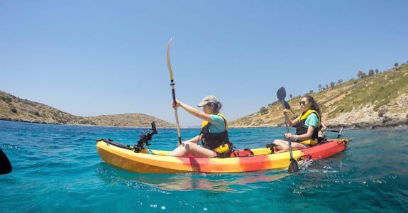 Kayaking for marine conservation in Greece