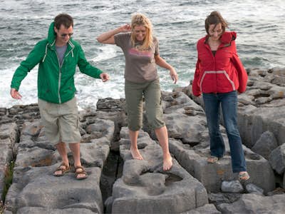 Students enjoy the coast in Ireland
