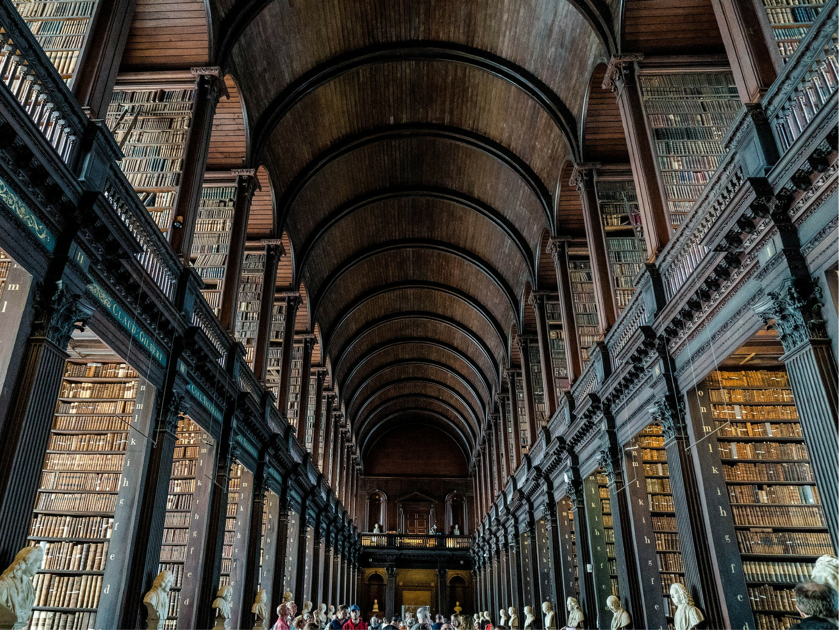 Trinity College Library, Dublin, permanent home to the Book of Kells